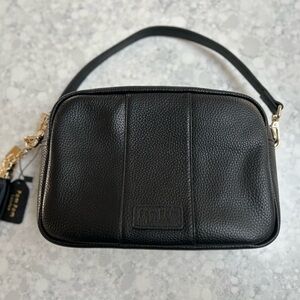 Pom Pom London City Bag in Black with extra straps